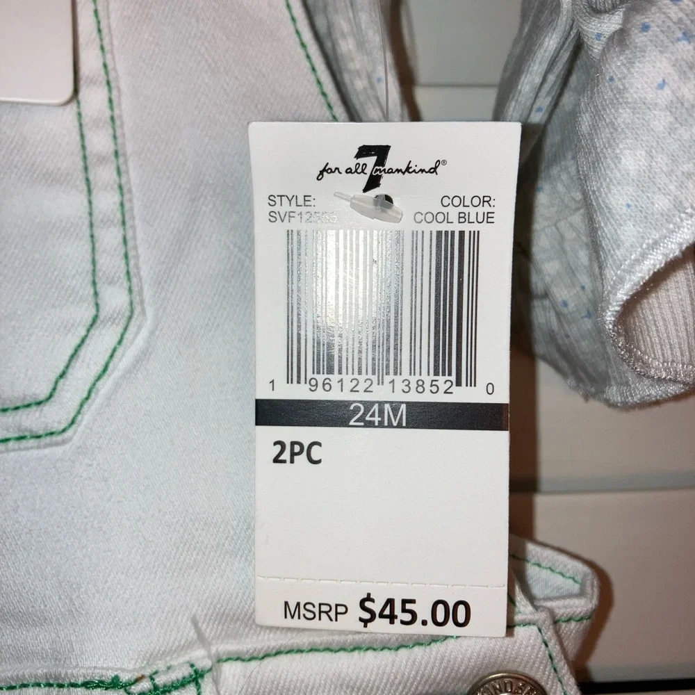 Girls 7 For All Mankind Overalls - Picture 3 of 6